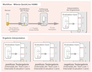 Milenia QuickLine HAMA Schnelltest – Workflow und Interpretation